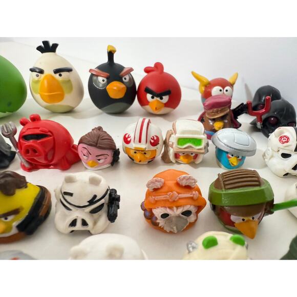 Angry Birds Star Wars Mini Bubble Head Figure Lot – 34 Figurines - Picture 7 of 10